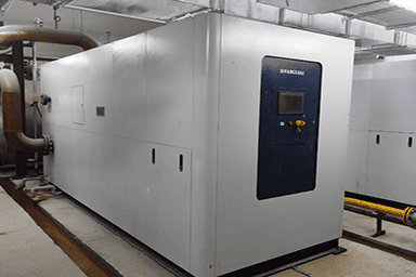 烏魯木齊國際紡織中心使用方快鍋爐7臺2800KW低氮冷凝燃氣真空熱水鍋爐